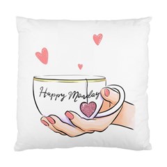 Happy Monday Standard Cushion Case (one Side) by SychEva