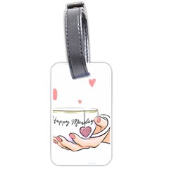 Happy Monday Luggage Tag (one Side) by SychEva