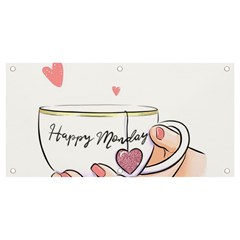 Happy Monday Banner And Sign 4  X 2  by SychEva