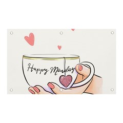 Happy Monday Banner And Sign 5  X 3  by SychEva