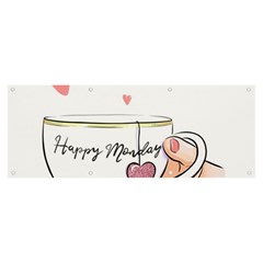 Happy Monday Banner And Sign 8  X 3  by SychEva