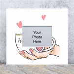 Happy Monday White Wall Photo Frame 5  x 7  Front