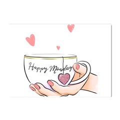 Happy Monday Crystal Sticker (a4) by SychEva