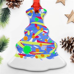 Abstact Pattern T- Shirt Abstact Pattern T- Shirt Ornament (christmas Tree) 