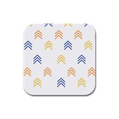 Abstract Arrow Pastel Pattern T- Shirt Abstract Arrow Pastel Pattern T- Shirt Rubber Square Coaster (4 Pack) by EnriqueJohnson