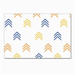 Abstract Arrow Pastel Pattern T- Shirt Abstract Arrow Pastel Pattern T- Shirt Postcards 5  x 7  (Pkg of 10) Front