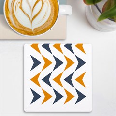 Abstract Arrow Pattern T- Shirt Abstract Arrow Pattern T- Shirt Uv Print Square Tile Coaster  by EnriqueJohnson