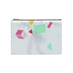 Abstract Art Design T- Shirt Abstract Illustration T- Shirt Cosmetic Bag (Medium)