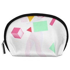 Abstract Art Design T- Shirt Abstract Illustration T- Shirt Accessory Pouch (Large)