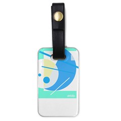 Abstract Art Design T- Shirt Abstract-1 T- Shirt Luggage Tag (one Side) by EnriqueJohnson