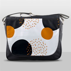 Abstract Circle Pattern T- Shirt Abstract Circle Pattern 3 Messenger Bag by EnriqueJohnson