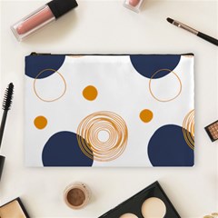 Abstract Circle Pattern T- Shirt Abstract Circle Pattern T- Shirt Cosmetic Bag (large) by EnriqueJohnson