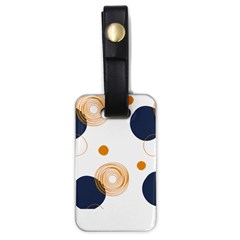 Abstract Circle Pattern T- Shirt Abstract Circle Pattern T- Shirt Luggage Tag (one Side) by EnriqueJohnson