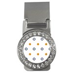 Abstract Dots And Circle Pattern T- Shirt Abstract Dots And Circle Pattern T- Shirt Money Clips (CZ)  Front