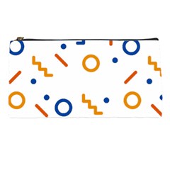 Abstract Dots And Line Pattern T- Shirt Abstract Dots And Line Pattern 4 Pencil Case by EnriqueJohnson