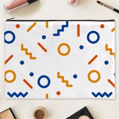 Abstract Dots And Line Pattern T- Shirt Abstract Dots And Line Pattern 4 Cosmetic Bag (xxxl) by EnriqueJohnson