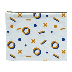 Abstract Dots And Line Pattern T- Shirt Abstract Dots And Line Pattern T- Shirt Cosmetic Bag (xl)