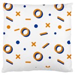 Abstract Dots And Line Pattern T- Shirt Abstract Dots And Line Pattern T- Shirt Standard Premium Plush Fleece Cushion Case (Two Sides) Front