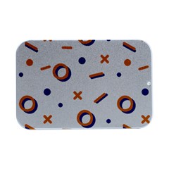 Abstract Dots And Line Pattern T- Shirt Abstract Dots And Line Pattern T- Shirt Open Lid Metal Box (silver)  