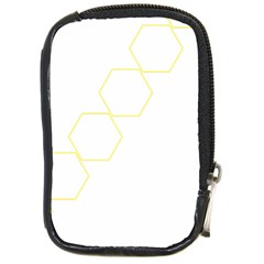 Abstract Hexagon Pattern T- Shirt Abstract Hexagon Pattern T- Shirt Compact Camera Leather Case by EnriqueJohnson