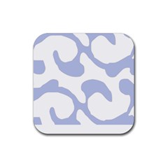 Abstract Pattern Beige Swirl T- Shirt Abstract Pattern Beige Swirl 2 Rubber Coaster (square) by EnriqueJohnson