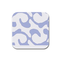 Abstract Pattern Beige Swirl T- Shirt Abstract Pattern Beige Swirl 2 Rubber Square Coaster (4 Pack) by EnriqueJohnson