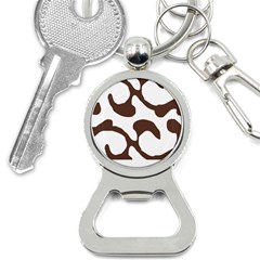 Abstract Pattern Beige Swirl T- Shirt Abstract Pattern Beige Swirl T- Shirt Bottle Opener Key Chain by EnriqueJohnson