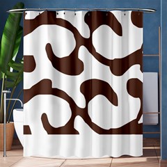 Abstract Pattern Beige Swirl T- Shirt Abstract Pattern Beige Swirl T- Shirt Shower Curtain 60  X 72  (medium)  by EnriqueJohnson