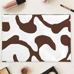 Abstract Pattern Beige Swirl T- Shirt Abstract Pattern Beige Swirl T- Shirt Cosmetic Bag (xxl) by EnriqueJohnson