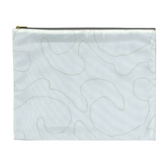 Abstract Pattern Gray Pastel Swirl T- Shirt Abstract Pattern Gray Pastel Swirl T- Shirt Cosmetic Bag (xl)