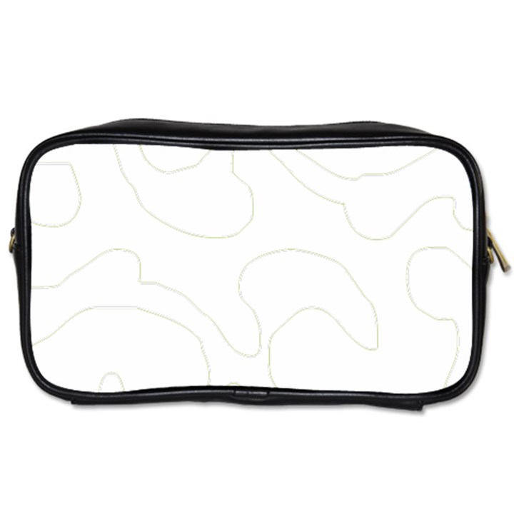 Abstract Pattern Gray Pastel Swirl T- Shirt Abstract Pattern Gray Pastel Swirl T- Shirt Toiletries Bag (One Side)