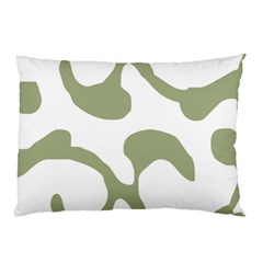 Abstract Pattern Green Swirl T- Shirt Abstract Pattern Green Swirl T- Shirt Pillow Case (two Sides) by EnriqueJohnson