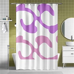 Abstract Pattern Mixed Colored Swirl T- Shirt Abstract Pattern Mixed Colored Swirl T- Shirt Shower Curtain 48  X 72  (small)  by EnriqueJohnson