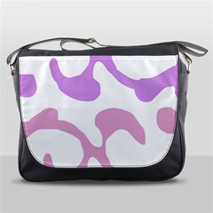 Abstract Pattern Mixed Colored Swirl T- Shirt Abstract Pattern Mixed Colored Swirl T- Shirt Messenger Bag by EnriqueJohnson