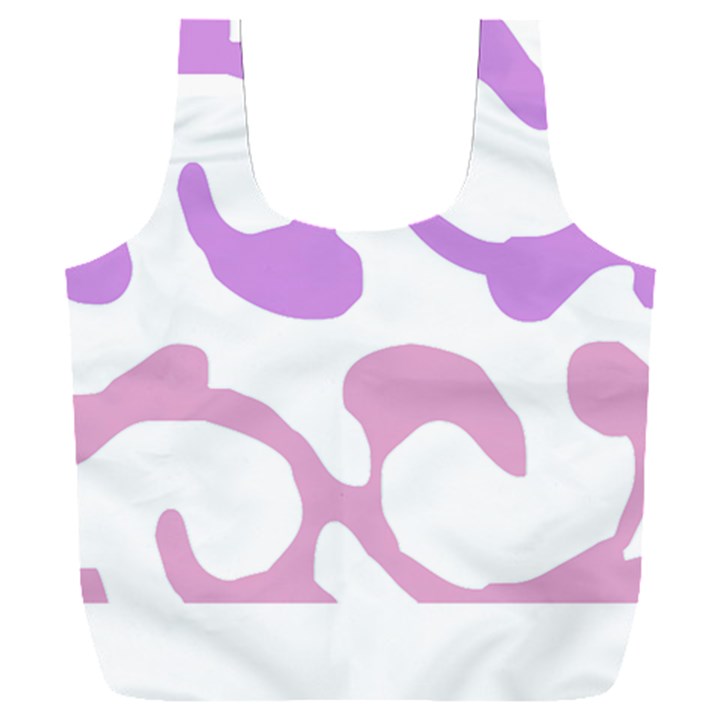 Abstract Pattern Mixed Colored Swirl T- Shirt Abstract Pattern Mixed Colored Swirl T- Shirt Full Print Recycle Bag (XXL)