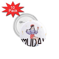 Holiday 1 75  Buttons (10 Pack)