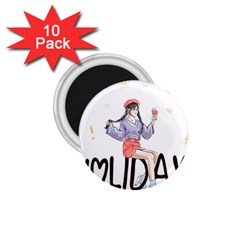 Holiday 1 75  Magnets (10 Pack) 