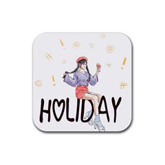 Holiday Rubber Coaster (square)