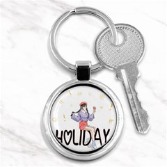 Holiday Key Chain (round)