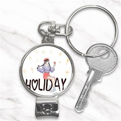 Holiday Nail Clippers Key Chain