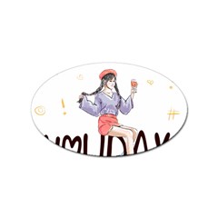 Holiday Sticker Oval (10 Pack) by SychEva