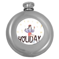 Holiday Round Hip Flask (5 Oz) by SychEva