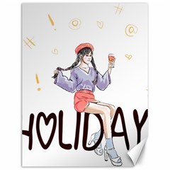 Holiday Canvas 12  X 16 