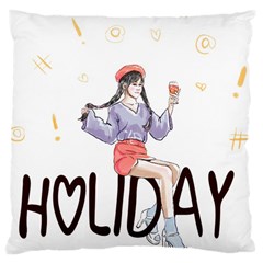 Holiday Large Cushion Case (one Side)