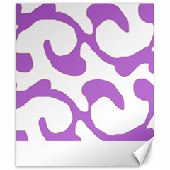 Abstract Pattern Purple Swirl T- Shirt Abstract Pattern Purple Swirl T- Shirt Canvas 8  X 10  by EnriqueJohnson