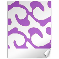 Abstract Pattern Purple Swirl T- Shirt Abstract Pattern Purple Swirl T- Shirt Canvas 12  X 16  by EnriqueJohnson