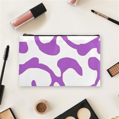 Abstract Pattern Purple Swirl T- Shirt Abstract Pattern Purple Swirl T- Shirt Cosmetic Bag (medium) by EnriqueJohnson