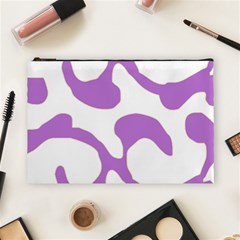 Abstract Pattern Purple Swirl T- Shirt Abstract Pattern Purple Swirl T- Shirt Cosmetic Bag (large) by EnriqueJohnson