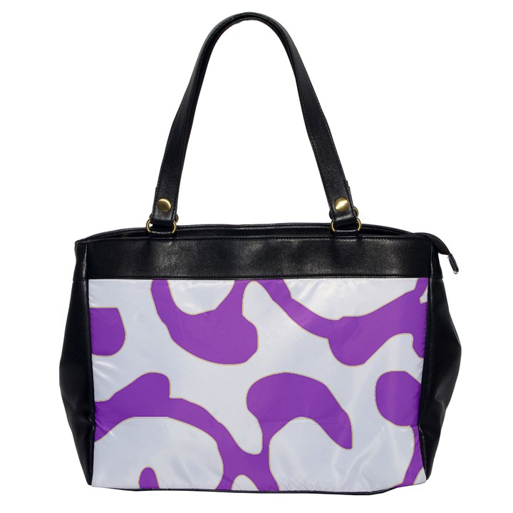 Abstract Pattern Purple Swirl T- Shirt Abstract Pattern Purple Swirl T- Shirt Oversize Office Handbag