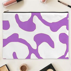 Abstract Pattern Purple Swirl T- Shirt Abstract Pattern Purple Swirl T- Shirt Cosmetic Bag (xxxl) by EnriqueJohnson